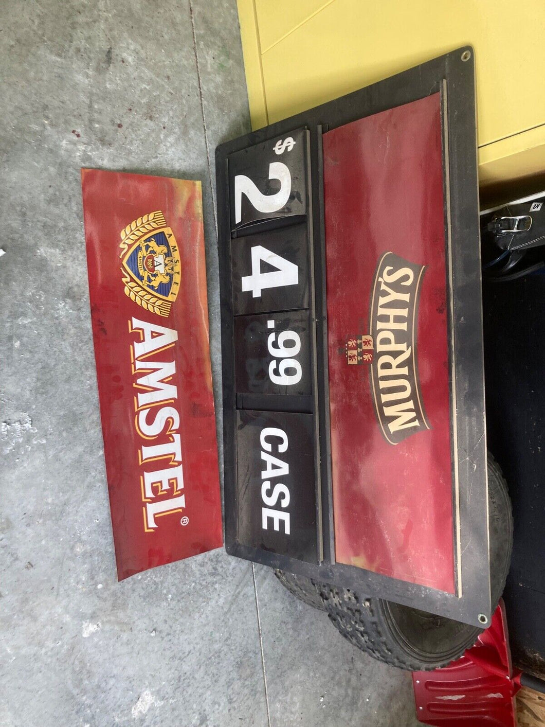 Beer Price Display Sign Heineken Murphys Amstel