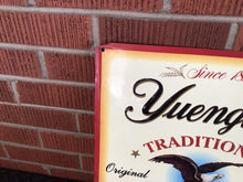 Load image into Gallery viewer, Yuengling Lager Metal Beer Sign Pottsville PA 2003 Original Traditional Bar Pub
