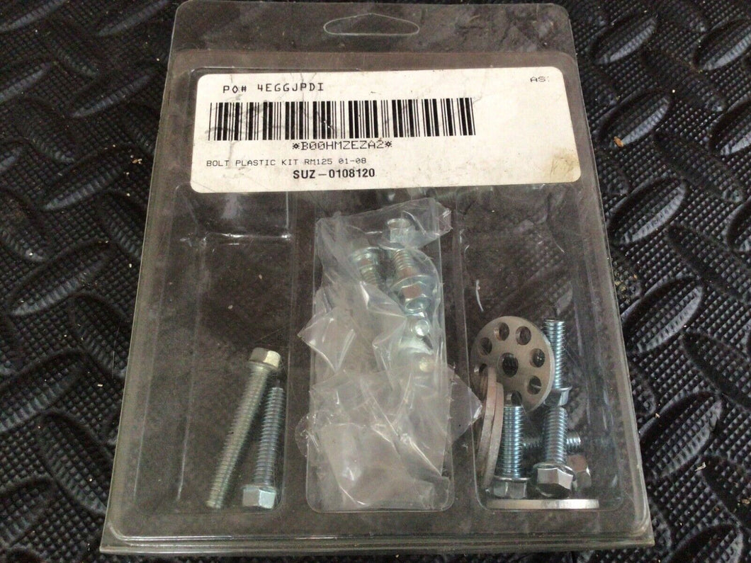 Suzuki 01-08 RM 125 250 Full Plastics Bodywork Bolt Kit RM125 RM250 2001-2008