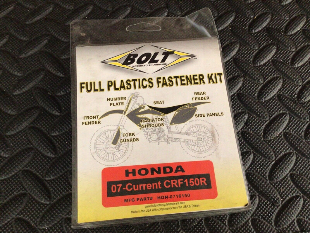 Fit For Honda 150 250 450 Crf150Rb Crf250X Crf450X Full Plastics Bolt Kit Set US