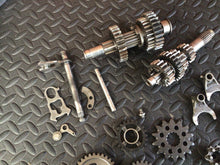 Load image into Gallery viewer, 1990 Kawasaki KX250 OEM Transmission Shaft Input Output Gears Gearbox Tranny
