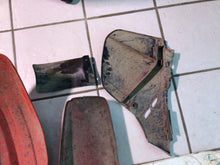 Load image into Gallery viewer, 1989 Honda CR125 Plastics Front Fender Rear Fender Number Plate Side Cover
