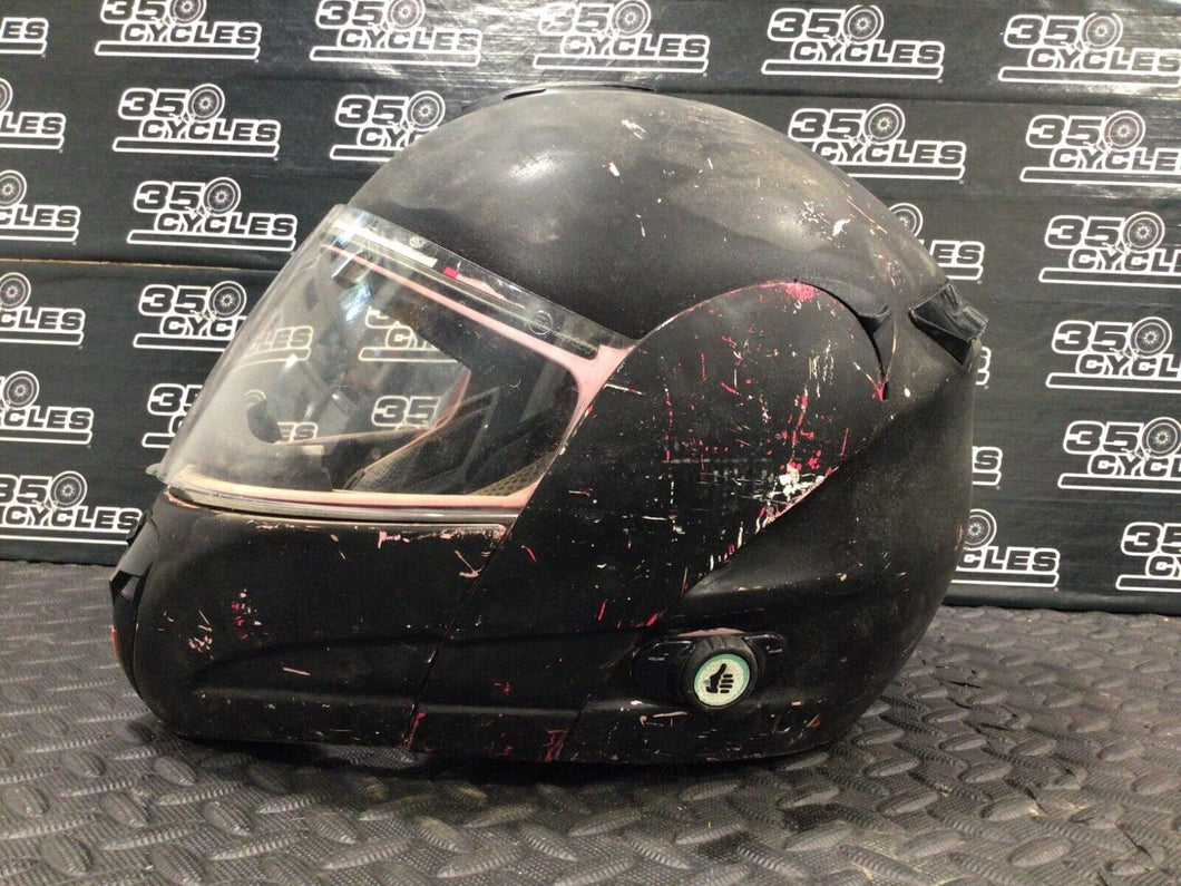 Seven Zero Seven Connex Bluetooth Helmet DOT  Small Black V210 2010 Painted USED