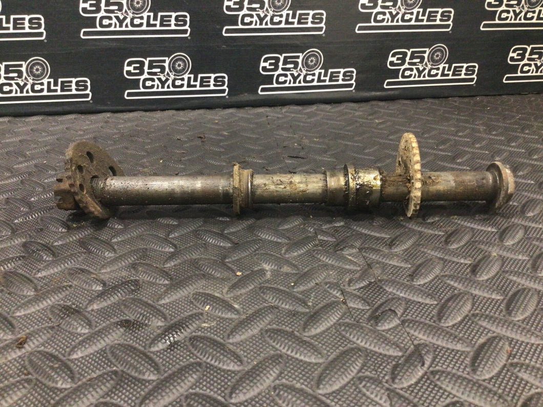 91 Suzuki DR350 DR 350 OEM Rear Axle Bolt Shaft Nut Chain Adjuster