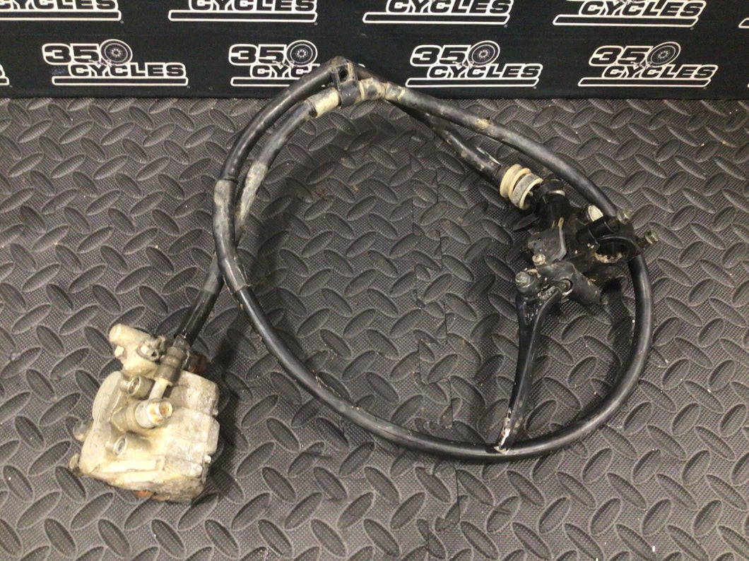 1991 Suzuki DR350 OEM FRONT BRAKE CALIPER ASSEMBLY MASTER CYLINDER LEVER