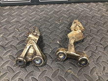 Load image into Gallery viewer, 91 Suzuki DR350 DR 350 250 OEM Footpegs Foot Peg Rest Mount Bracket 7-A
