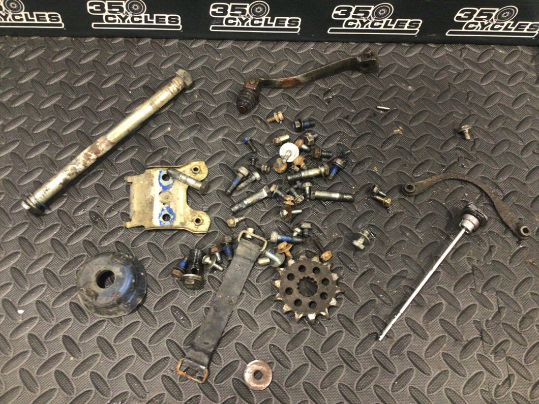 1991 Suzuki DR350 DR 350 OEM misc chassis hardware bolts dipstick shifter bolt