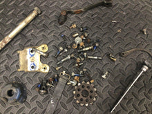 Load image into Gallery viewer, 1991 Suzuki DR350 DR 350 OEM misc chassis hardware bolts dipstick shifter bolt
