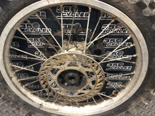 Load image into Gallery viewer, 1997 97-02 KX125 KX250 J19X1.85 REAR WHEEL ASMBY HUB RIM BRAKE ROTOR 41034-1301
