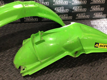 Load image into Gallery viewer, 1998 94-98 KX125 KX250 FRONT REAR FENDER MUDFLAP PLASTIC GRAPHICS 35023-1362
