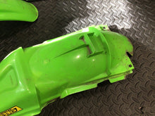 Load image into Gallery viewer, 1998 94-98 KX125 KX250 FRONT REAR FENDER MUDFLAP PLASTIC GRAPHICS 35023-1362
