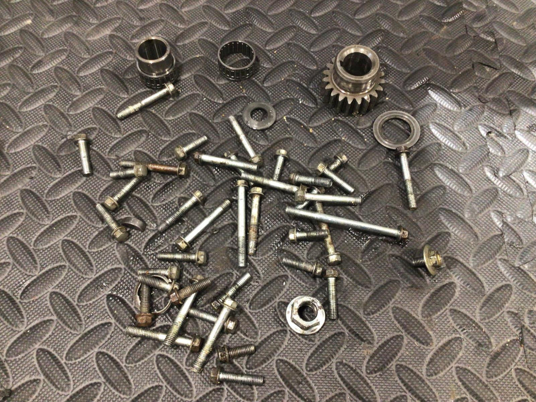 ✅  1997 - 2001 Kawasaki OEM KX 125 misc engine hardware bolts crank gear nut