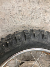 Load image into Gallery viewer, KTM SX 50 1997 10&quot; FRONT WHEEL JR COMPLETE W/ tire rusty rim solid
