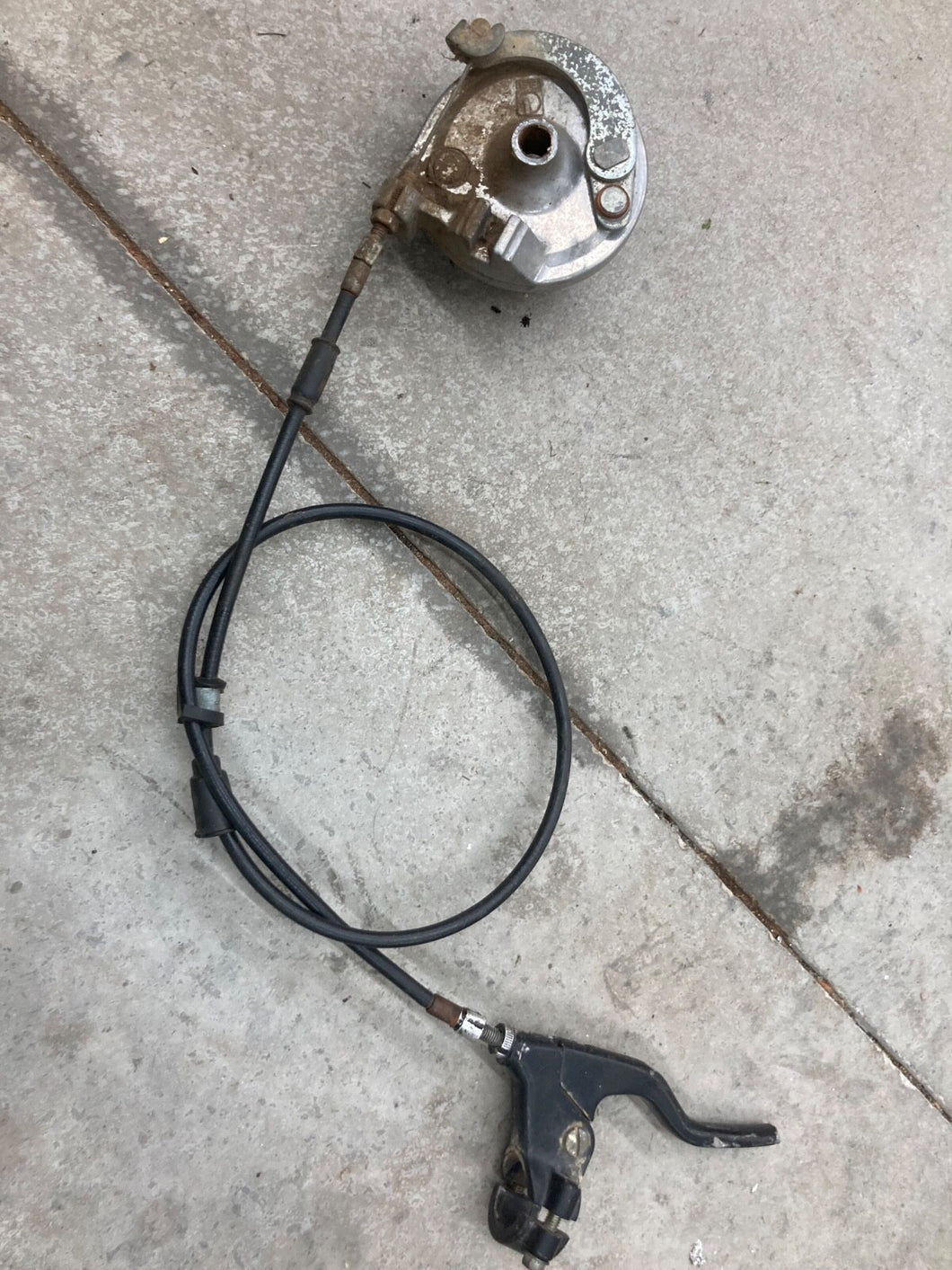 1997 KTM 50 SX PRO SR OEM FRONT BRAKE BACKING PLATE HUB 45009030000