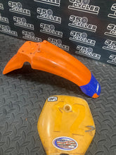 Load image into Gallery viewer, 1997 KTM 50 SXR PRO JUNIOR  ADVENTURE front fender front number plate
