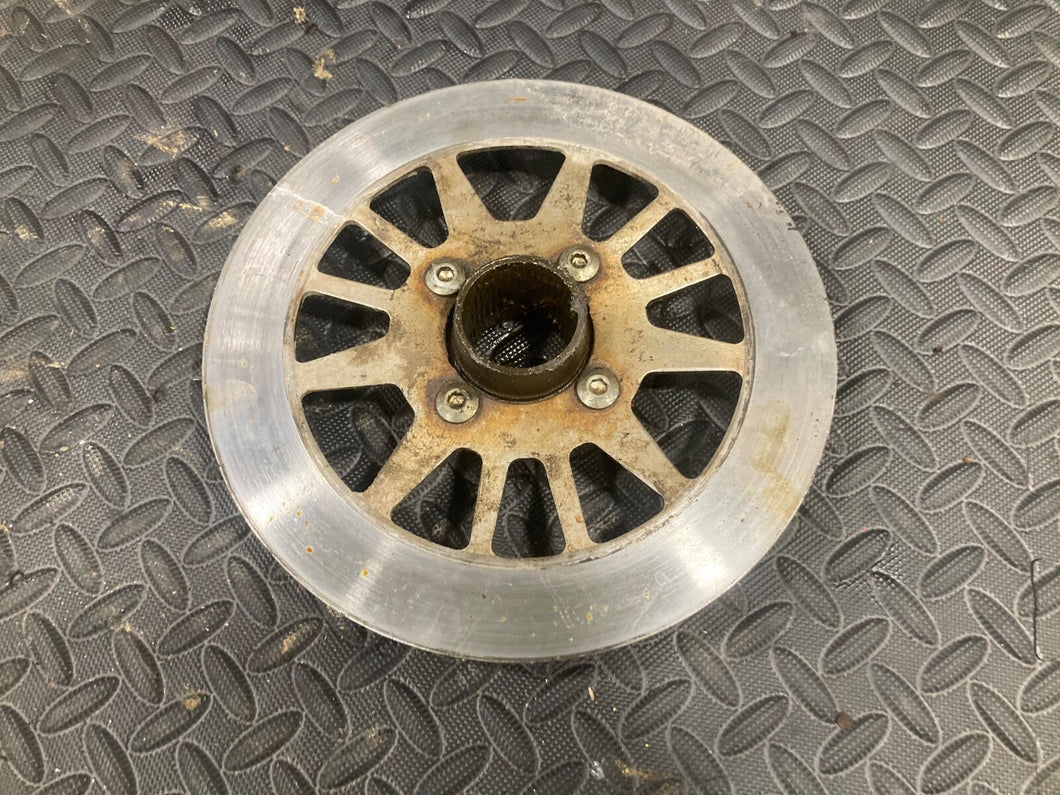 92-04 Yamaha Warrior 350 Rear Brake Rotor Hub With Brake Disc