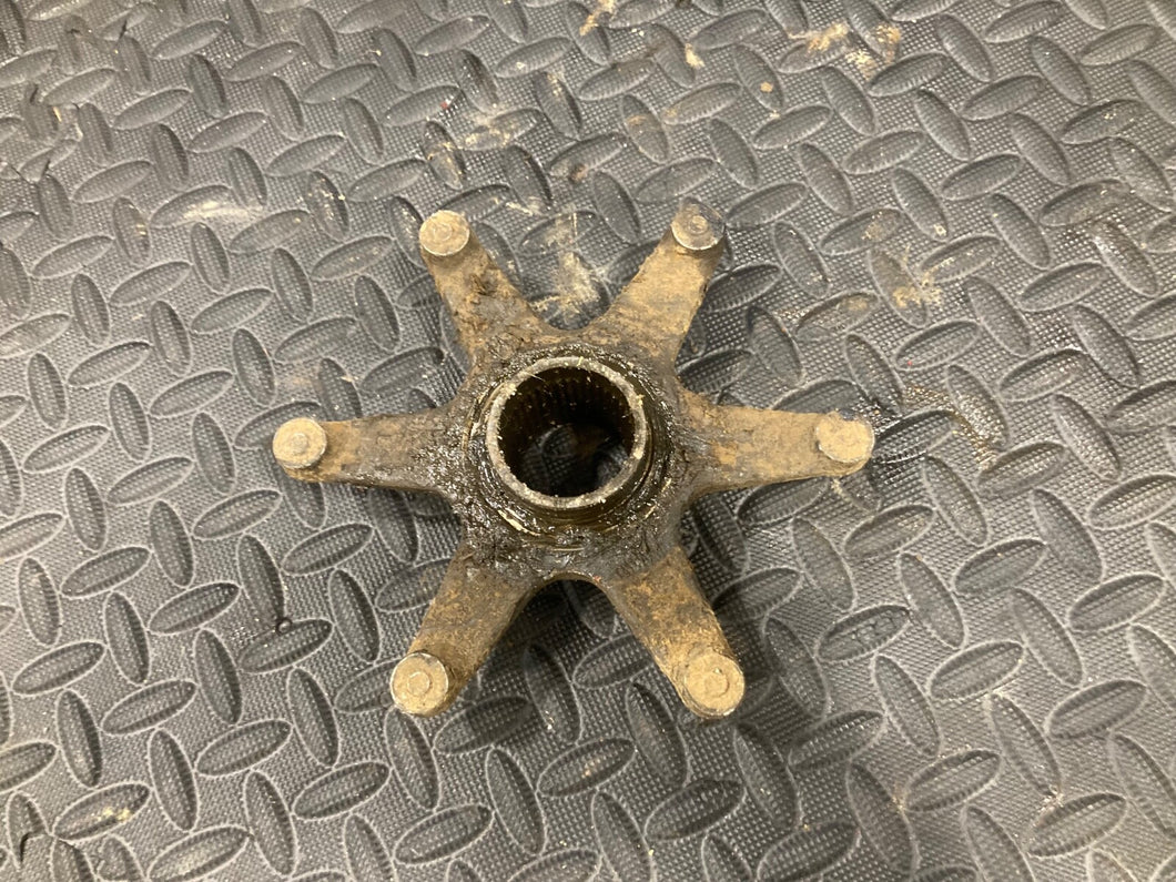 91-04 YAMAHA WARRIOR 350 REAR WHEEL AXLE DISC HUB ROTOR HUB FLANGE GOOD