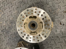 Load image into Gallery viewer, 1999 Yamaha Warrior YFM350 OEM Front Spindle Knuckles Hubs &amp; Rotors Left &amp; Right
