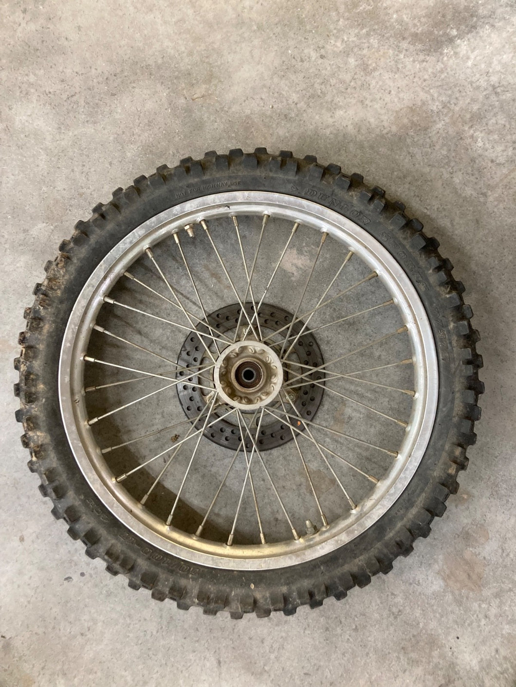 1997 86-19 RM80 RM85 J17X1.40 FRONT WHEEL HUB ROTOR ASMBL BRAKE 17” 54111-02B42