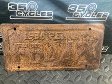 Load image into Gallery viewer, 1938 Pennsylvania License Plate  heavy patina Penna PA Chevy Ford Chevrolet
