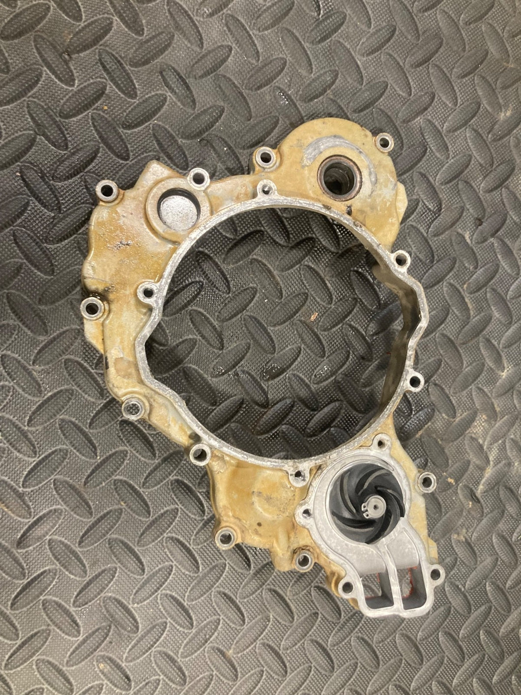 2007 KTM 250 XCF Inner Intermediate Clutch Cover Water Pump Impeller Shaft