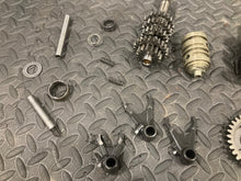 Load image into Gallery viewer, 2007 05-12 KTM 250 XCF Transmission Set Gearbox Main Counter Shaft Shift Forks
