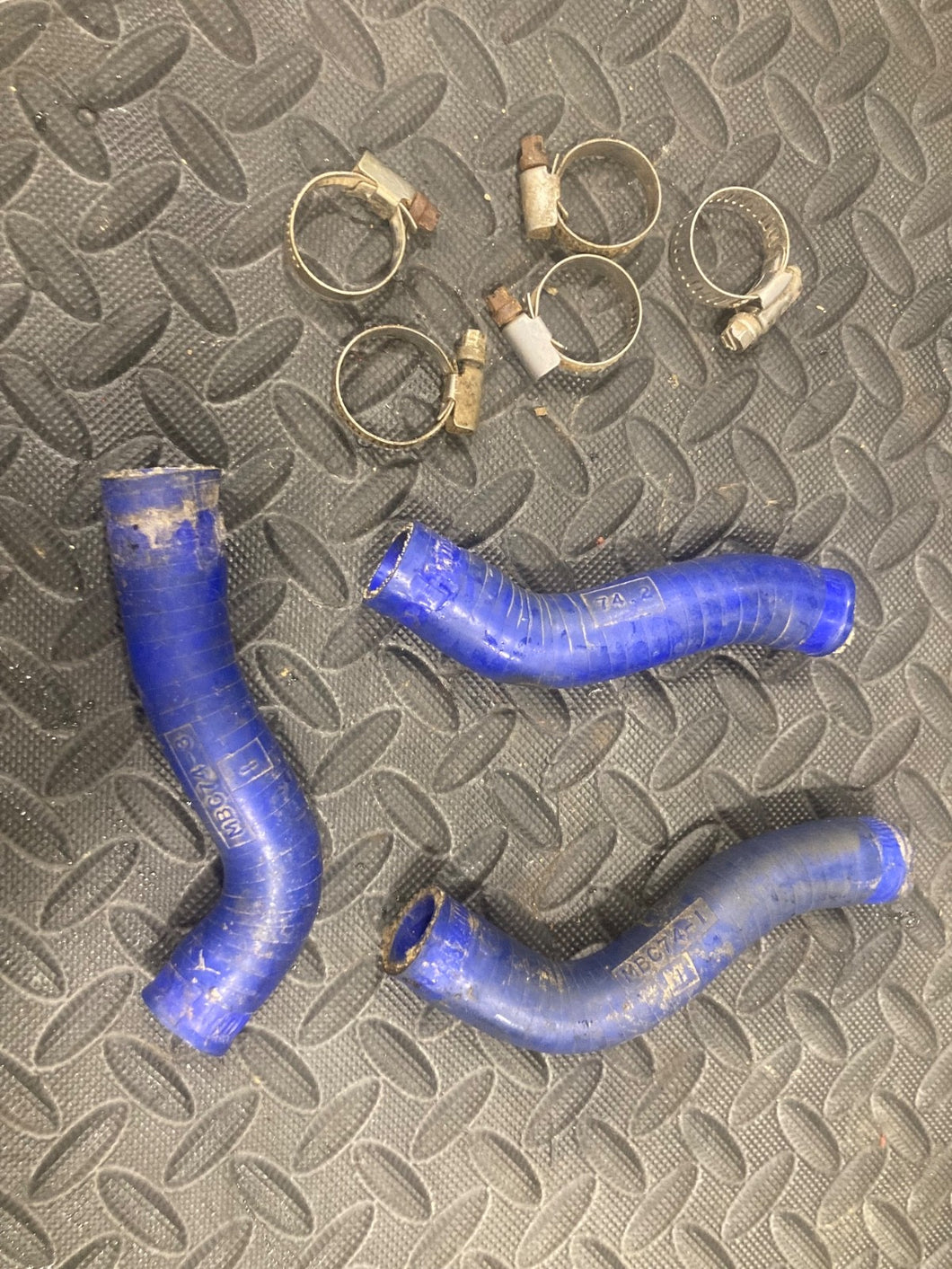 Blue Silicone Radiator Hose for 2007-2010 KTM 250SXF 250XCF 250 SX-F XC-F