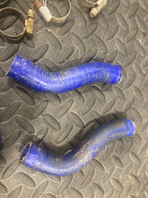 Load image into Gallery viewer, Blue Silicone Radiator Hose for 2007-2010 KTM 250SXF 250XCF 250 SX-F XC-F
