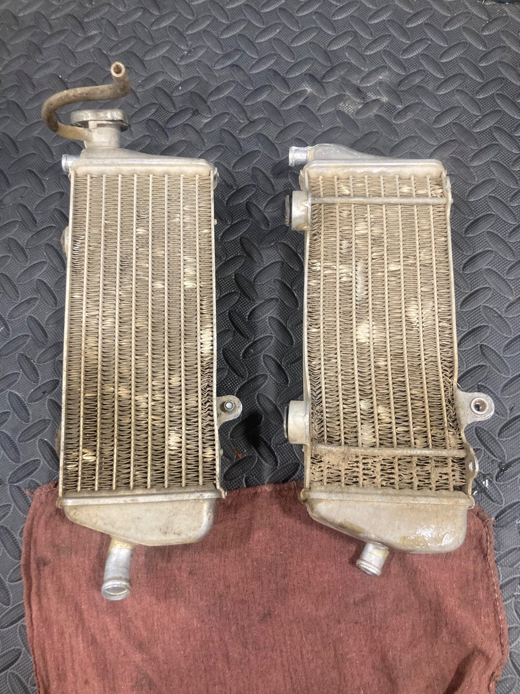 2008 07-09 KTM 250XCF-W 250SXF 250 450 XCF SXF L&R Side Cooling Radiator Guards