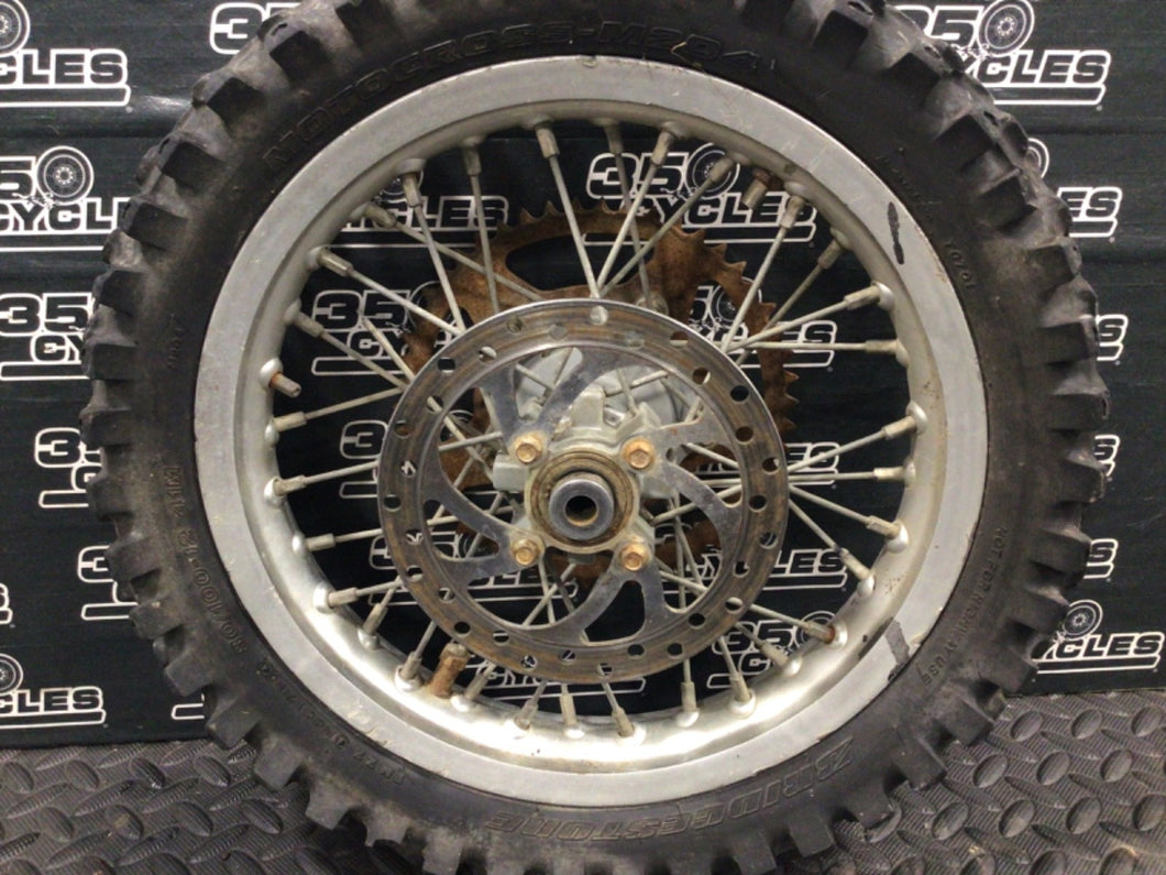 KTM65 REAR WHEEL COMPLETE 12