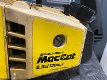 Load image into Gallery viewer, McCulloch Maccat  38cc 2.3ci whole saw needs carb cleaned! chainsaw mac cat
