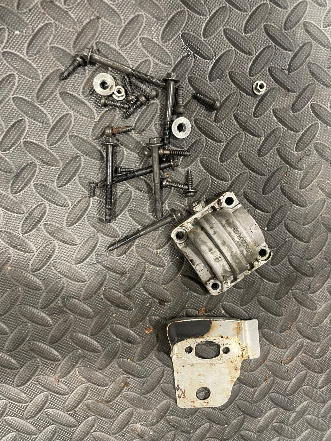 OEM Craftsman 18” / 42cc Chainsaw carb misc bolts hardware cylinder cradle