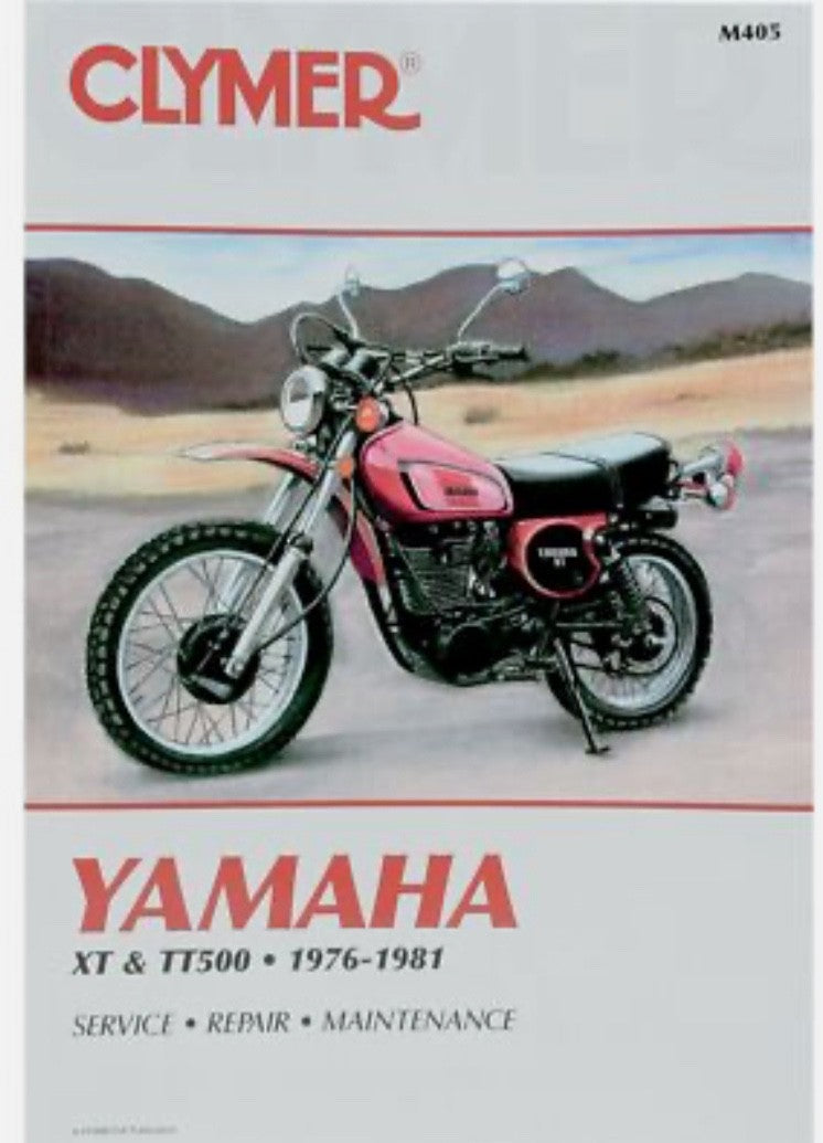 Clymer Manual for Yamaha XT/TT 500 CM405