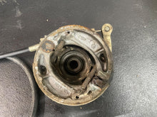 Load image into Gallery viewer, 2001 - 2013 HONDA XR100 R CRF100 OEM FRONT BRAKE  PANEL SHOE SET ARM NEEDS SHOES
