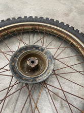 Load image into Gallery viewer, 85-13 HONDA XR 100 CRF 100 XR 100R CRF 100F OEM FRONT WHEEL FRONT RIM RUSTY
