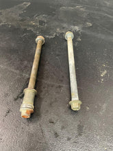 Load image into Gallery viewer, 2001 HONDA XR100R XR80R OEM FRONT AXLE WHEEL RIM SWINGARM BOLT
