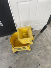 Load image into Gallery viewer, 26 Quart Commercial Mop Bucket Side Press Wringer on Wheels House Cleaning
