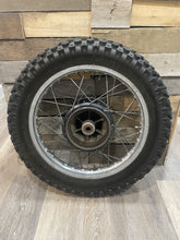 Load image into Gallery viewer, 1980 Yamaha XT500 XT 500 Rear Wheel Tire Rim Hub Assembly 1E6-25311-00-98

