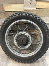 Load image into Gallery viewer, 1980 Yamaha XT500 XT 500 Rear Wheel Tire Rim Hub Assembly 1E6-25311-00-98
