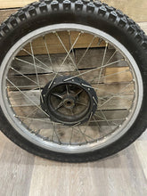Load image into Gallery viewer, 1980 Yamaha XT500 XT 500 Front Wheel Tire Rim Hub Assembly  1E6-25111-00-98
