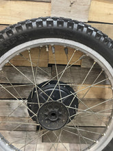 Load image into Gallery viewer, 1980 Yamaha XT500 XT 500 Front Wheel Tire Rim Hub Assembly  1E6-25111-00-98
