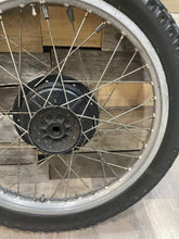 Load image into Gallery viewer, 1980 Yamaha XT500 XT 500 Front Wheel Tire Rim Hub Assembly  1E6-25111-00-98
