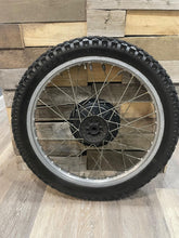 Load image into Gallery viewer, 1980 Yamaha XT500 XT 500 Front Wheel Tire Rim Hub Assembly  1E6-25111-00-98
